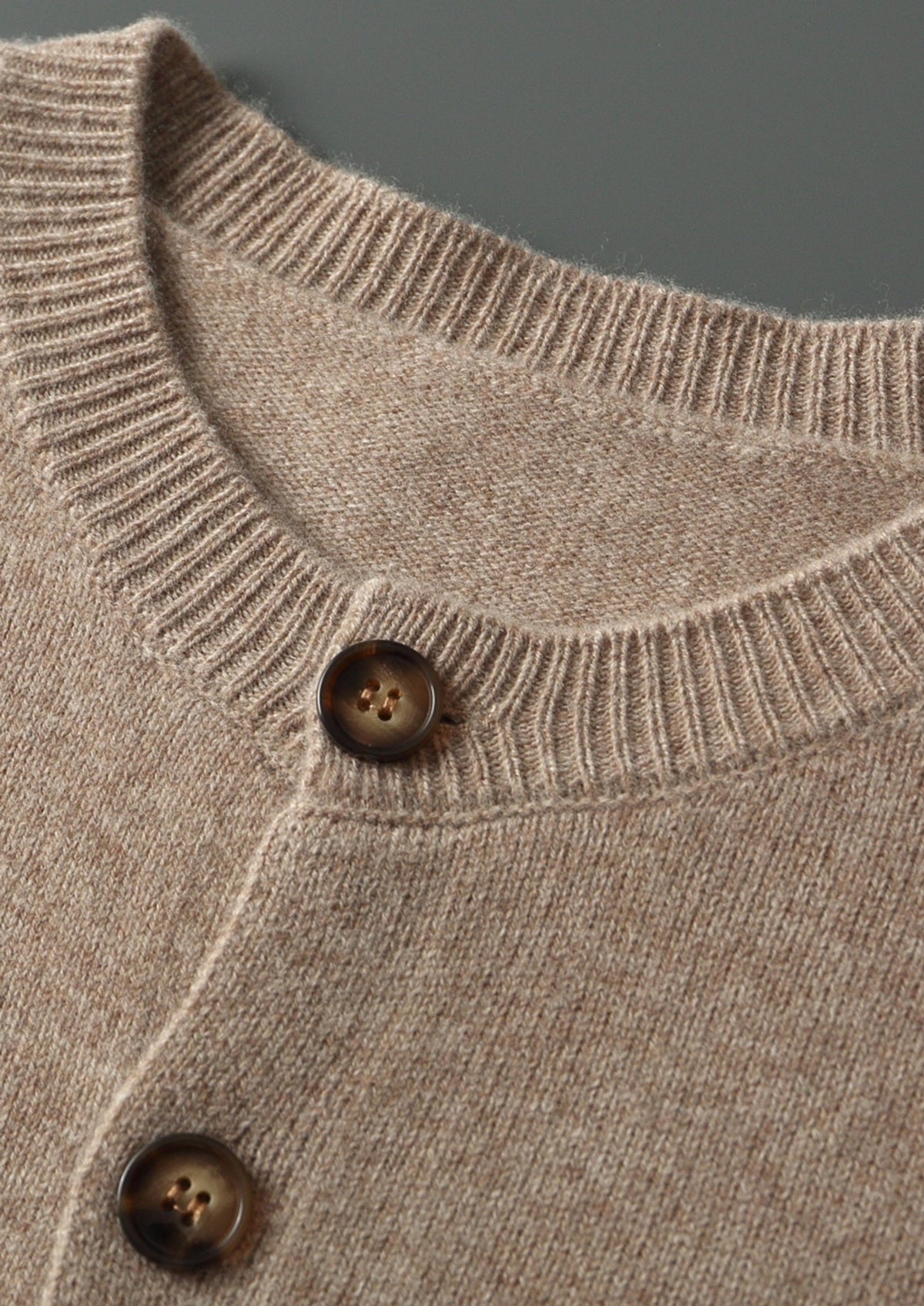 Pure Extra-Fine Merino Wool Classic Button Cardigan, view 9