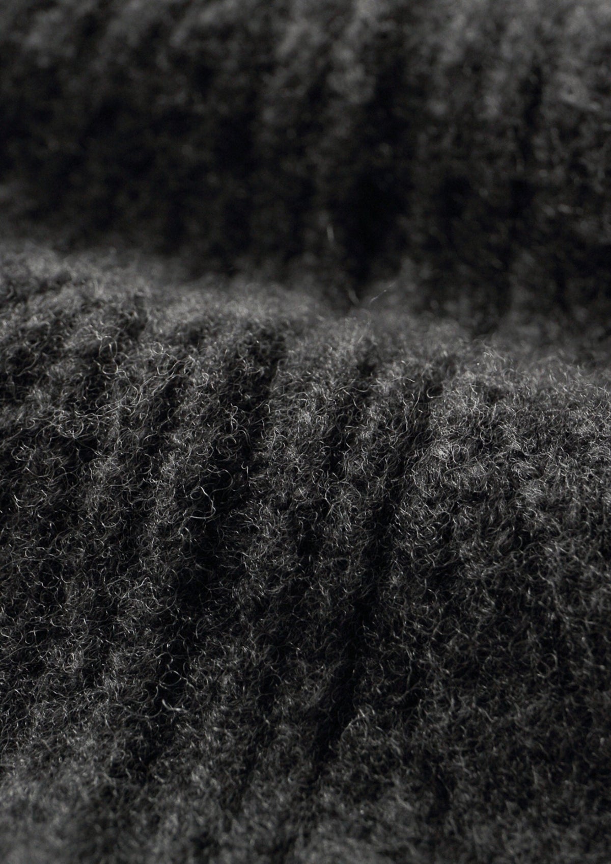 Pure Extra-Fine Merino Wool Ribbed Button Hoodie, view 7