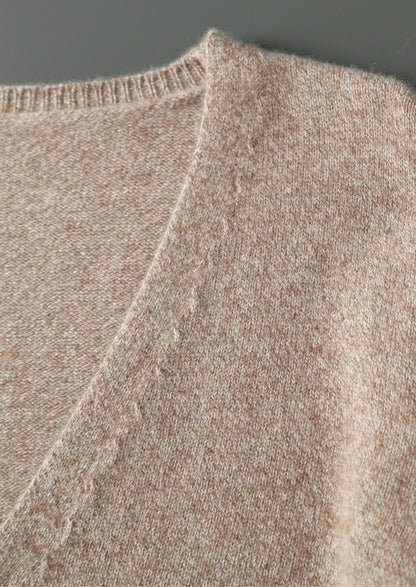 Pure Extra-Fine Merino Wool Classic Button Cardigan, view 11