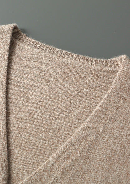 Pure Extra-Fine Merino Wool Classic Button Cardigan, view 6