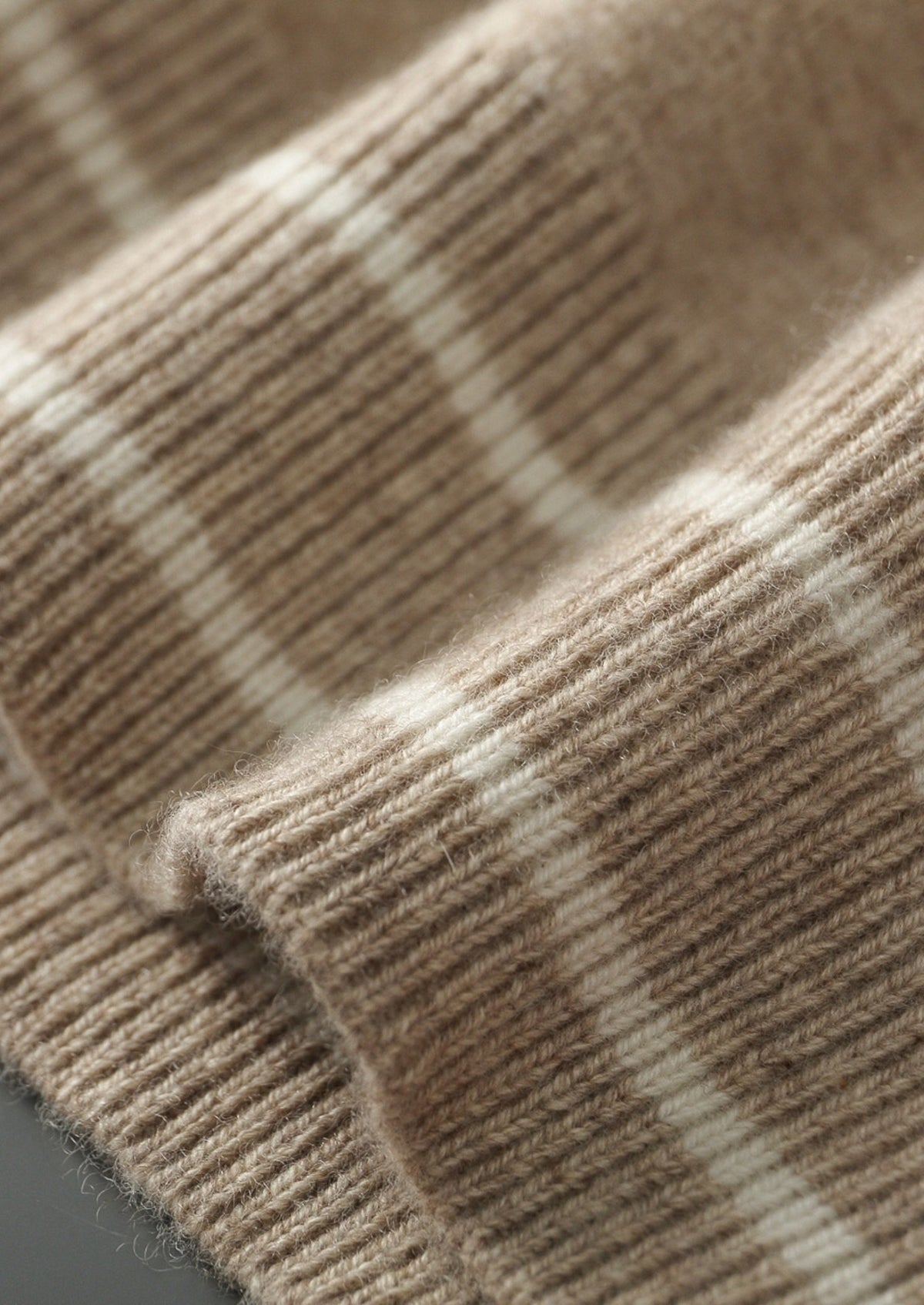 Pure Extra-Fine Merino Wool Contrast Zip Cardigan, view 22