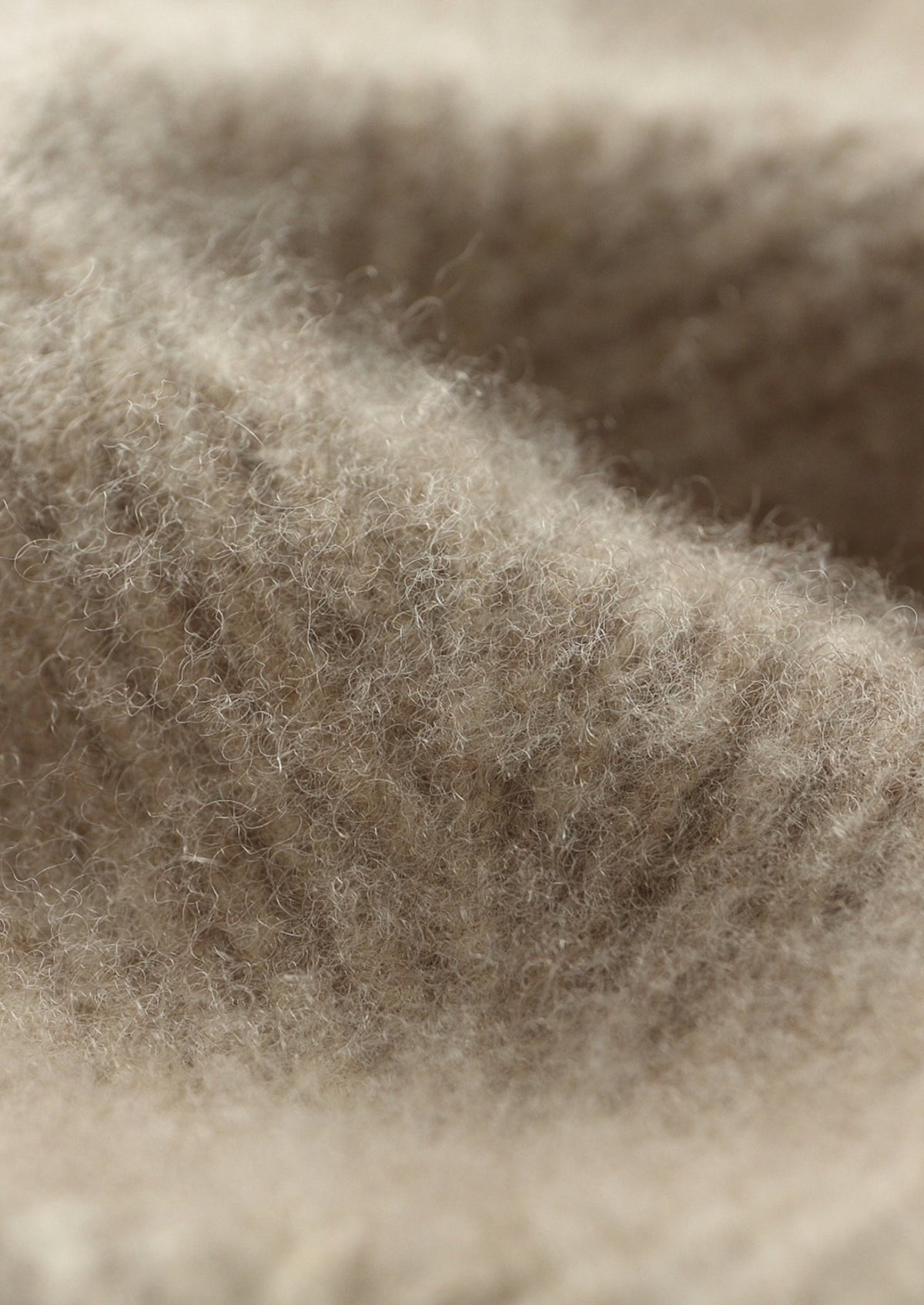 Pure Extra-Fine Merino Wool Herringbone Quarter Zip Sweater, view 8