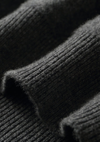 Pure Extra-Fine Merino Wool Contrast Zip Polo, view 8