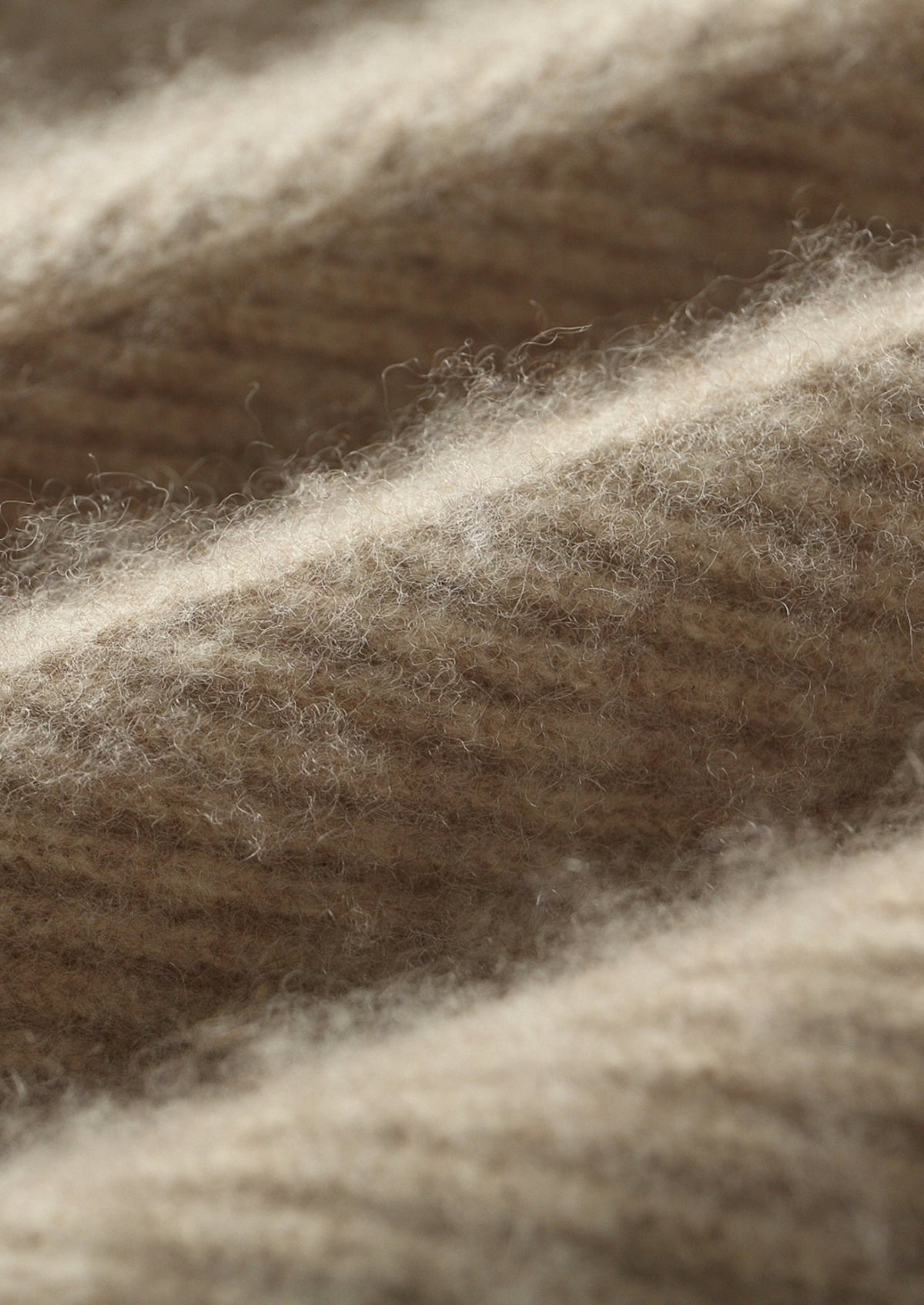 Pure Extra-Fine Merino Wool Herringbone Quarter Zip Sweater, view 11