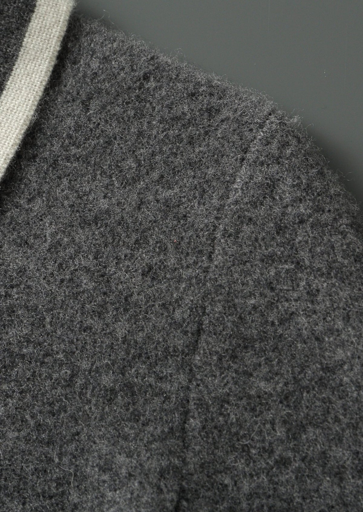 Pure Extra-Fine Merino Wool Contrast Zip Polo, view 9