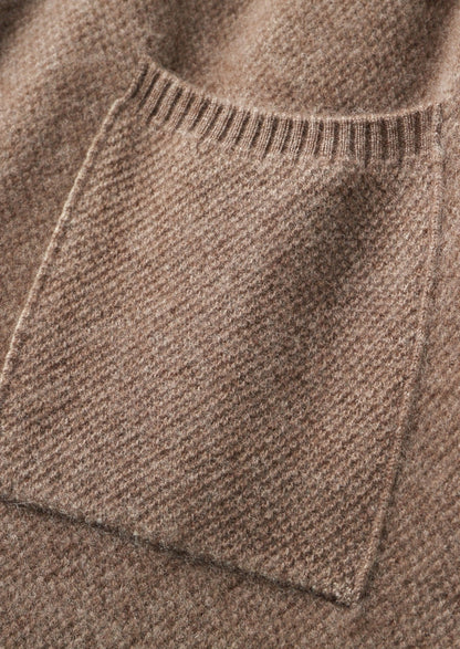 Pure Extra-Fine Merino Wool Jaquard Knit Trousers, view 8