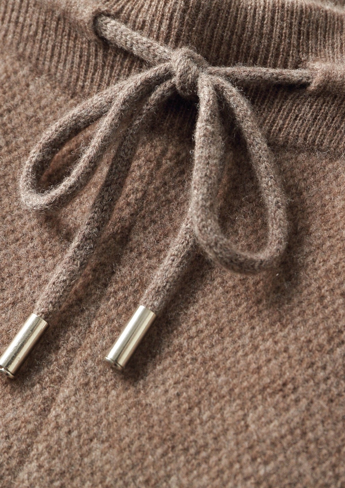 Pure Extra-Fine Merino Wool Jaquard Knit Trousers, view 4