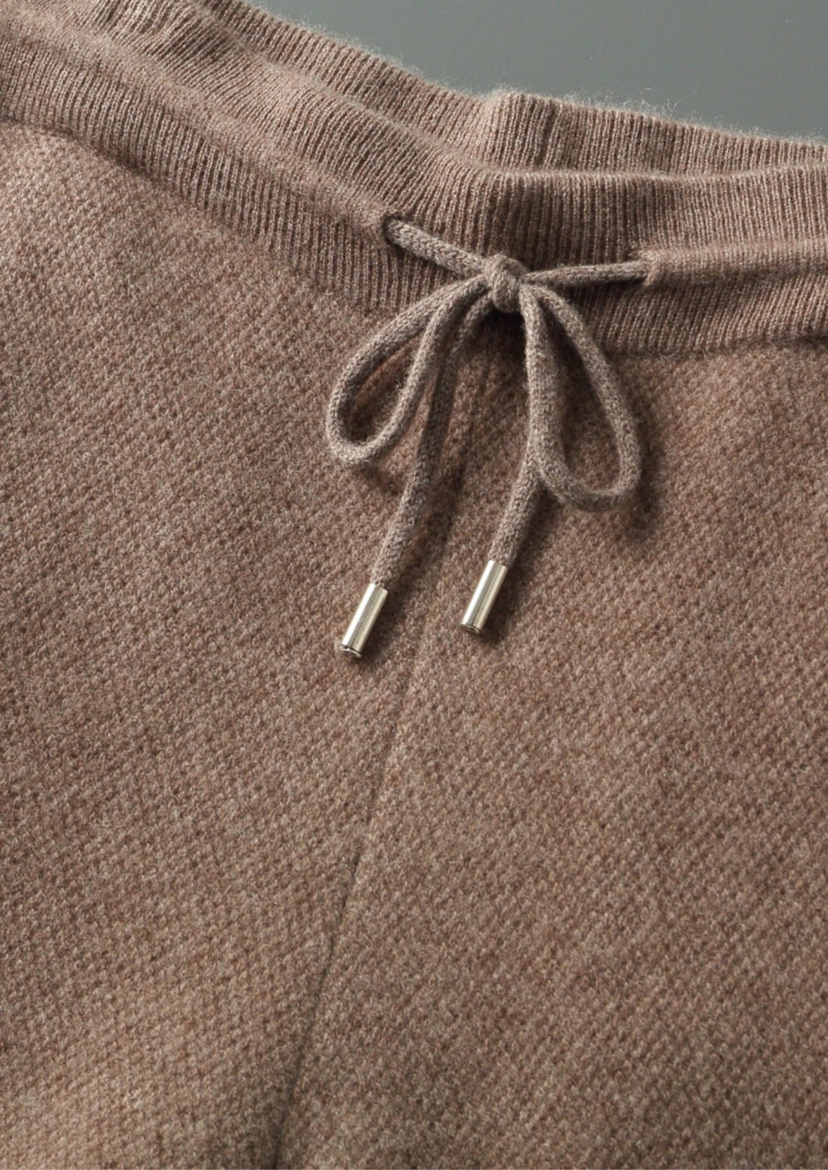 Pure Extra-Fine Merino Wool Jaquard Knit Trousers, view 5