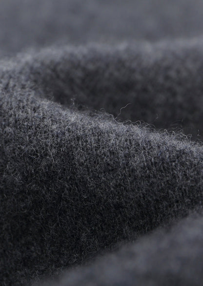 Pure Extra-Fine Merino Wool Contrast Zipper Hoodie, view 13