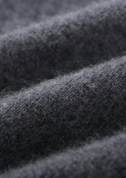 Pure Extra-Fine Merino Wool Contrast Zipper Hoodie, view 8