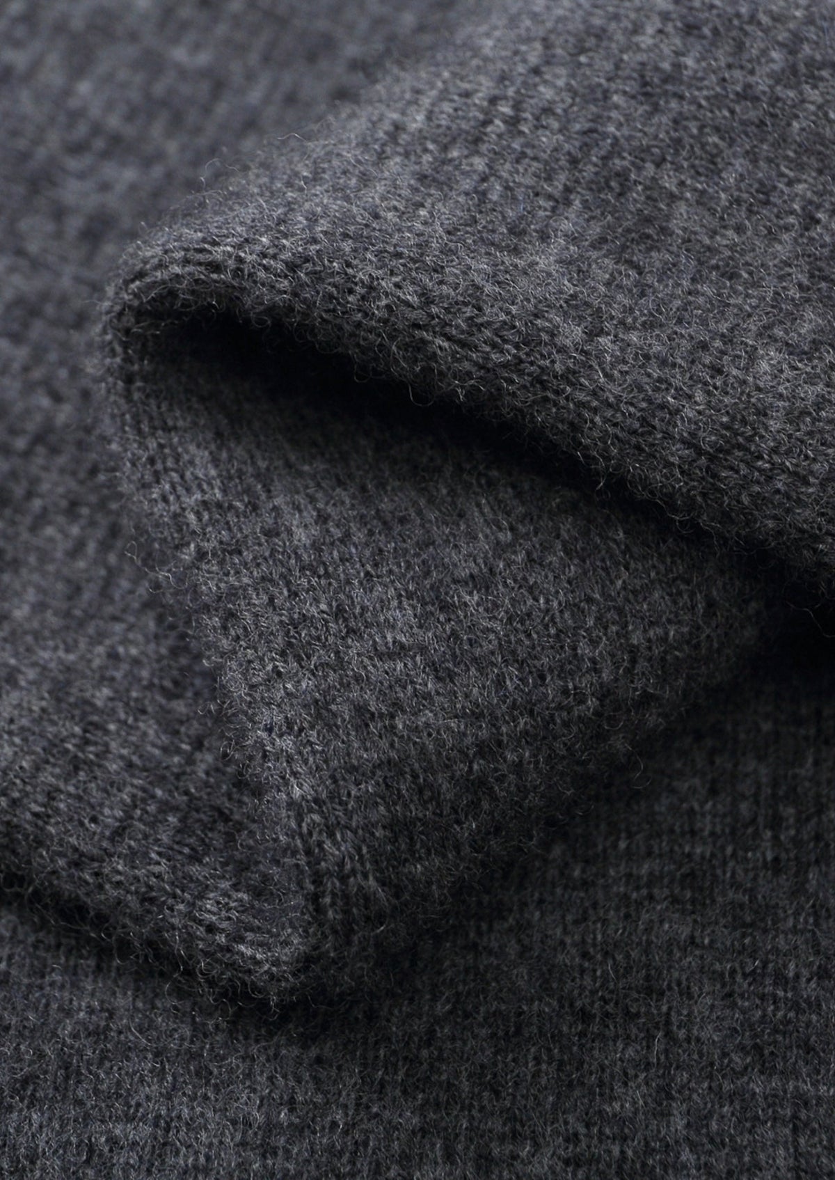 Pure Extra-Fine Merino Wool Two-Tone Zipper Hoodie, view 12