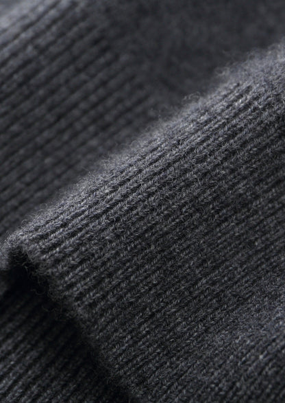 Pure Extra-Fine Merino Wool Contrast Zipper Hoodie, view 10