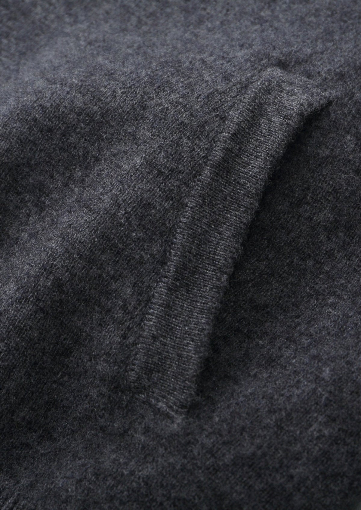 Pure Extra-Fine Merino Wool Contrast Zipper Hoodie, view 12