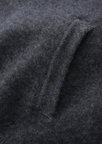 Pure Extra-Fine Merino Wool Contrast Zipper Hoodie, view 12