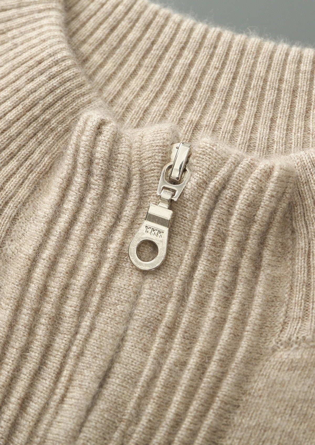 Pure Extra-Fine Merino Wool Textured Zip Cardigan, view 4