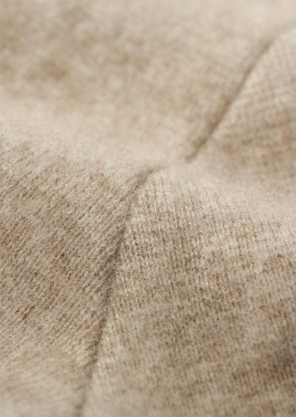 Pure Extra-Fine Merino Wool Contrast Zipper Hoodie, view 23
