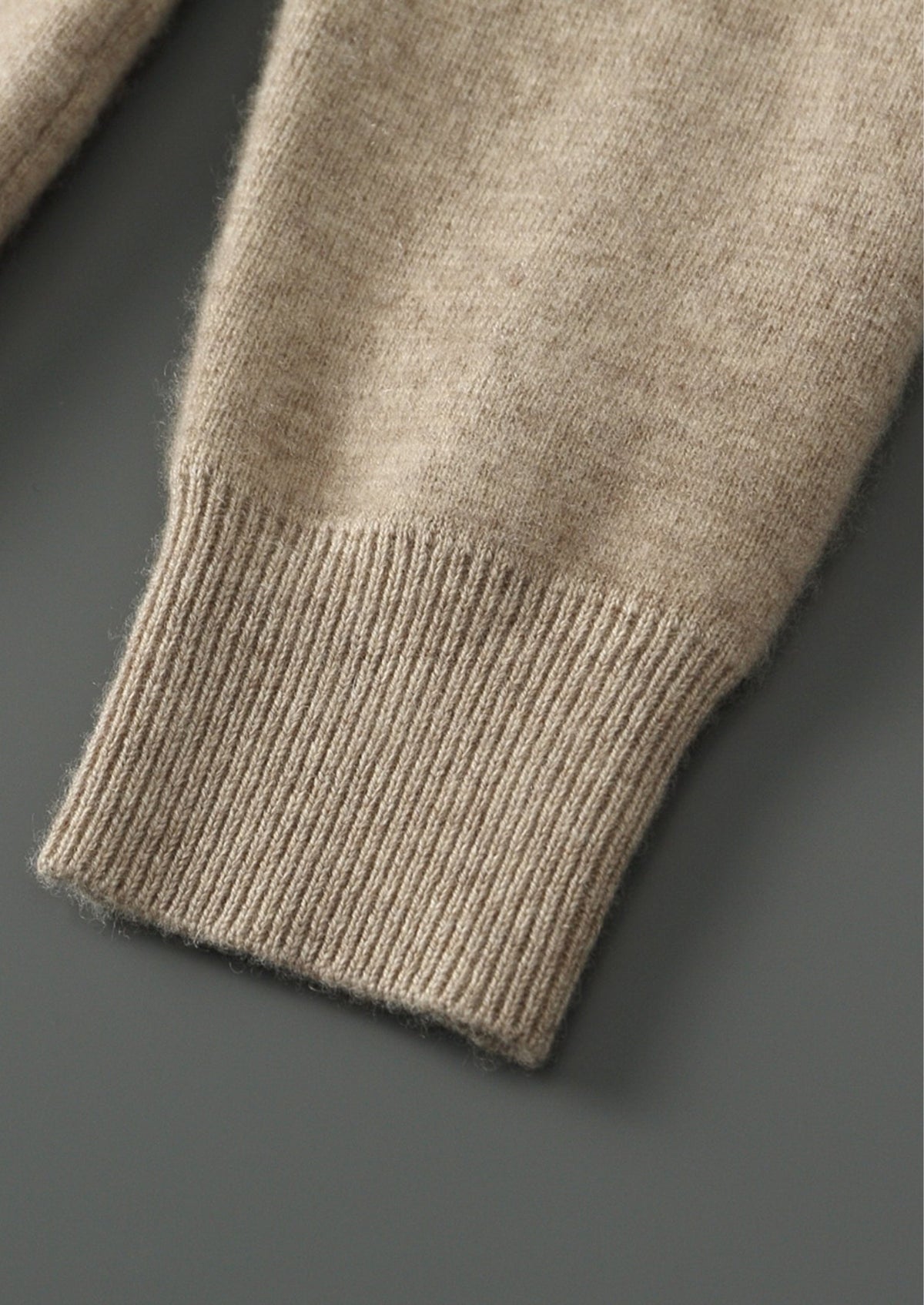 Pure Extra-Fine Merino Wool Contrast Zipper Hoodie, view 26
