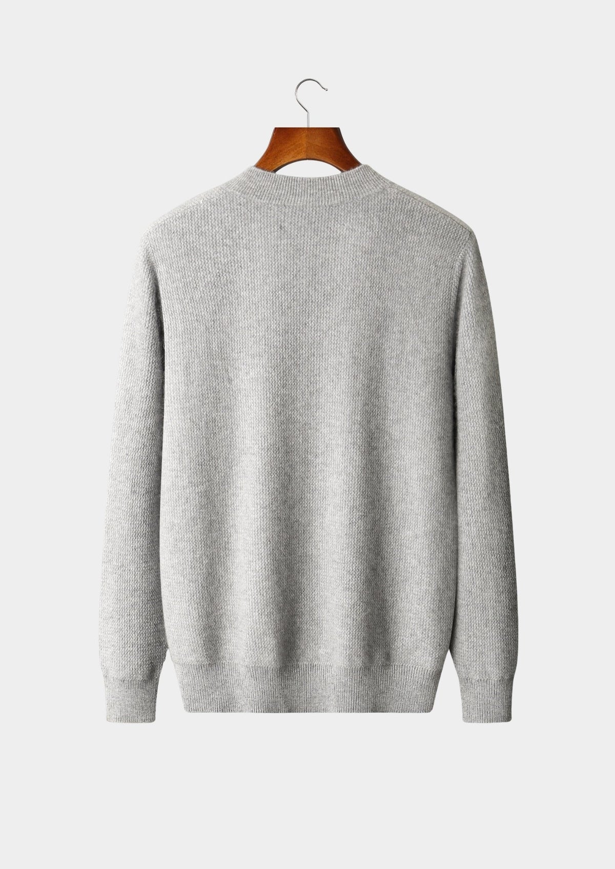 Pure Extra-Fine Merino Wool Textured Button Cardigan, view 14