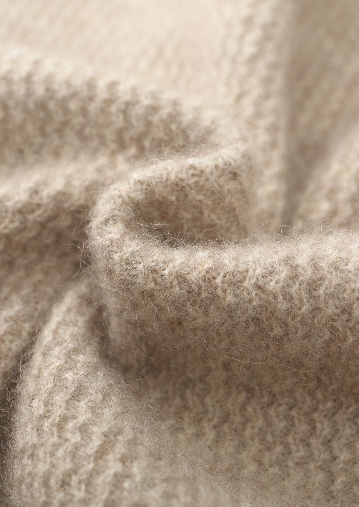 Pure Extra-Fine Merino Wool Textured Button Cardigan, view 6