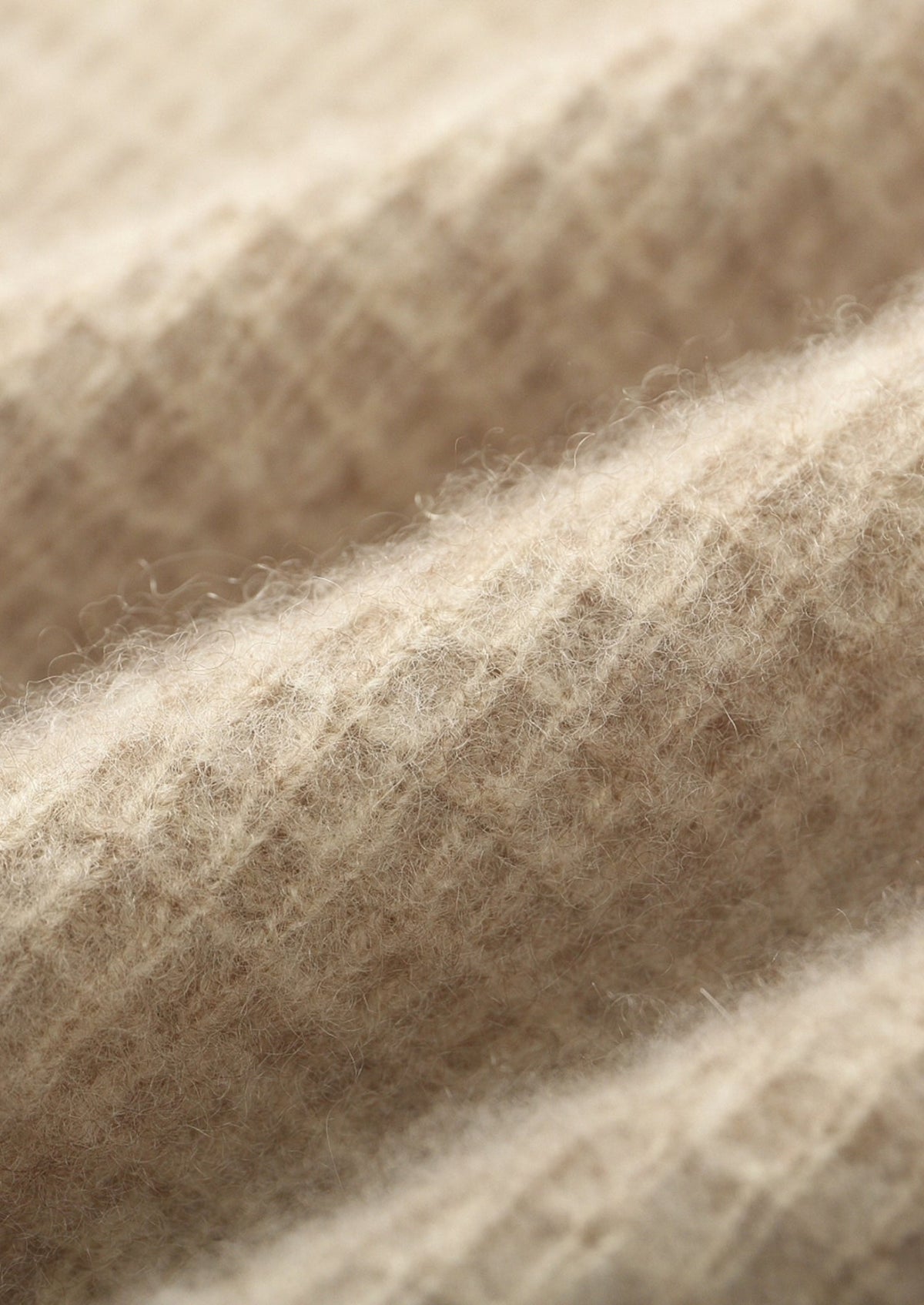 Pure Extra-Fine Merino Wool Textured Zip Polo Cardigan, view 8