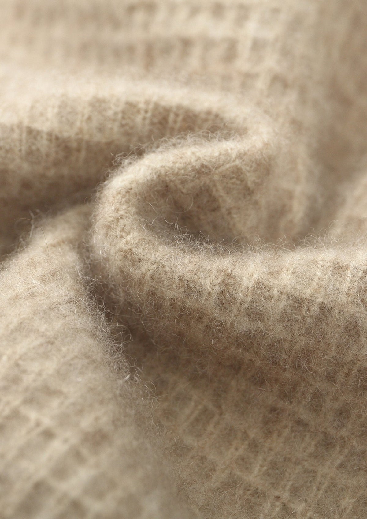Pure Extra-Fine Merino Wool Textured Zip Polo Cardigan, view 9