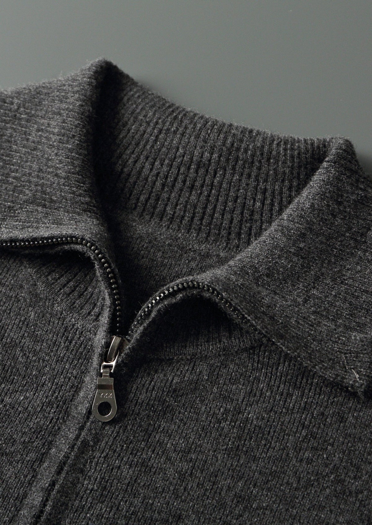 Pure Extra-Fine Merino Wool Funnel Neck Cardigan, view 3