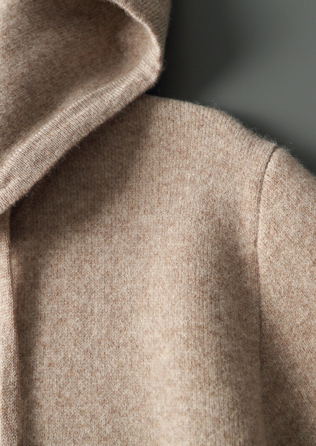 Pure Extra-Fine Merino Wool Zipper Hoodie, view 9