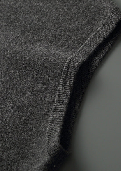 Pure Extra-Fine Merino Wool Zipper Vest, view 6