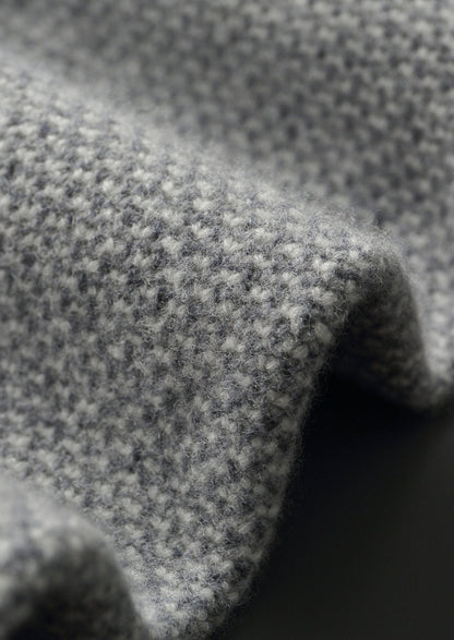 Pure Extra-Fine Merino Wool Jaquard Trousers, view 6
