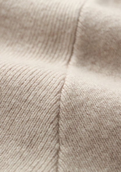 Pure Extra-Fine Merino Wool Zip Polo Cardigan, view 6
