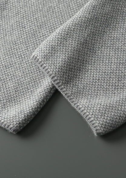 Pure Extra-Fine Merino Wool Jaquard Trousers, view 7