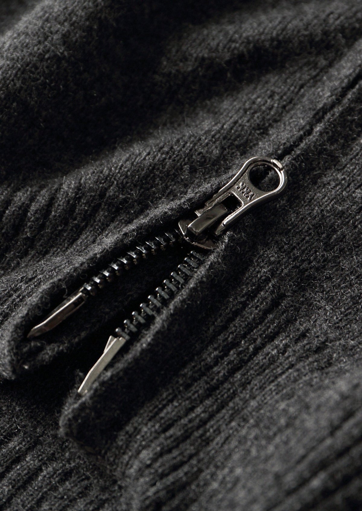 Pure Extra-Fine Merino Wool Funnel Neck Cardigan, view 8