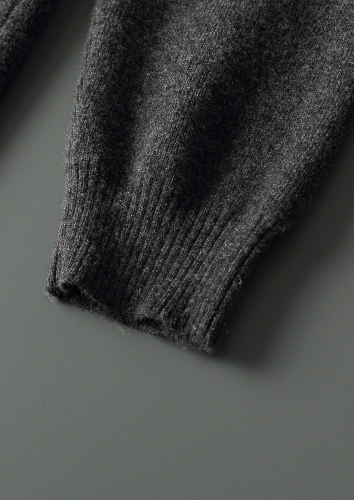 Pure Extra-Fine Merino Wool Funnel Neck Cardigan, view 4