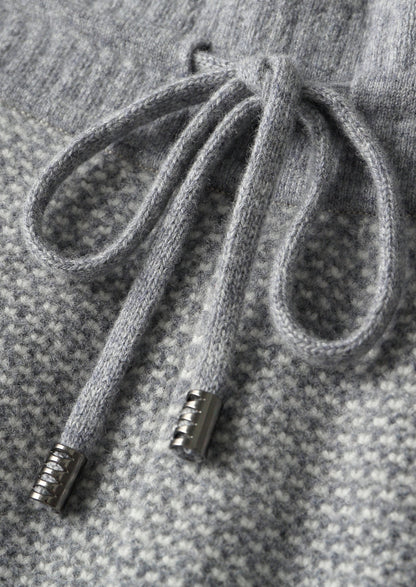 Pure Extra-Fine Merino Wool Jaquard Trousers, view 10