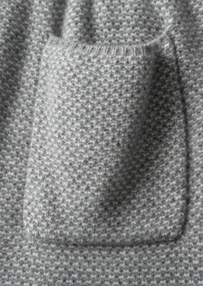 Pure Extra-Fine Merino Wool Jaquard Trousers, view 11