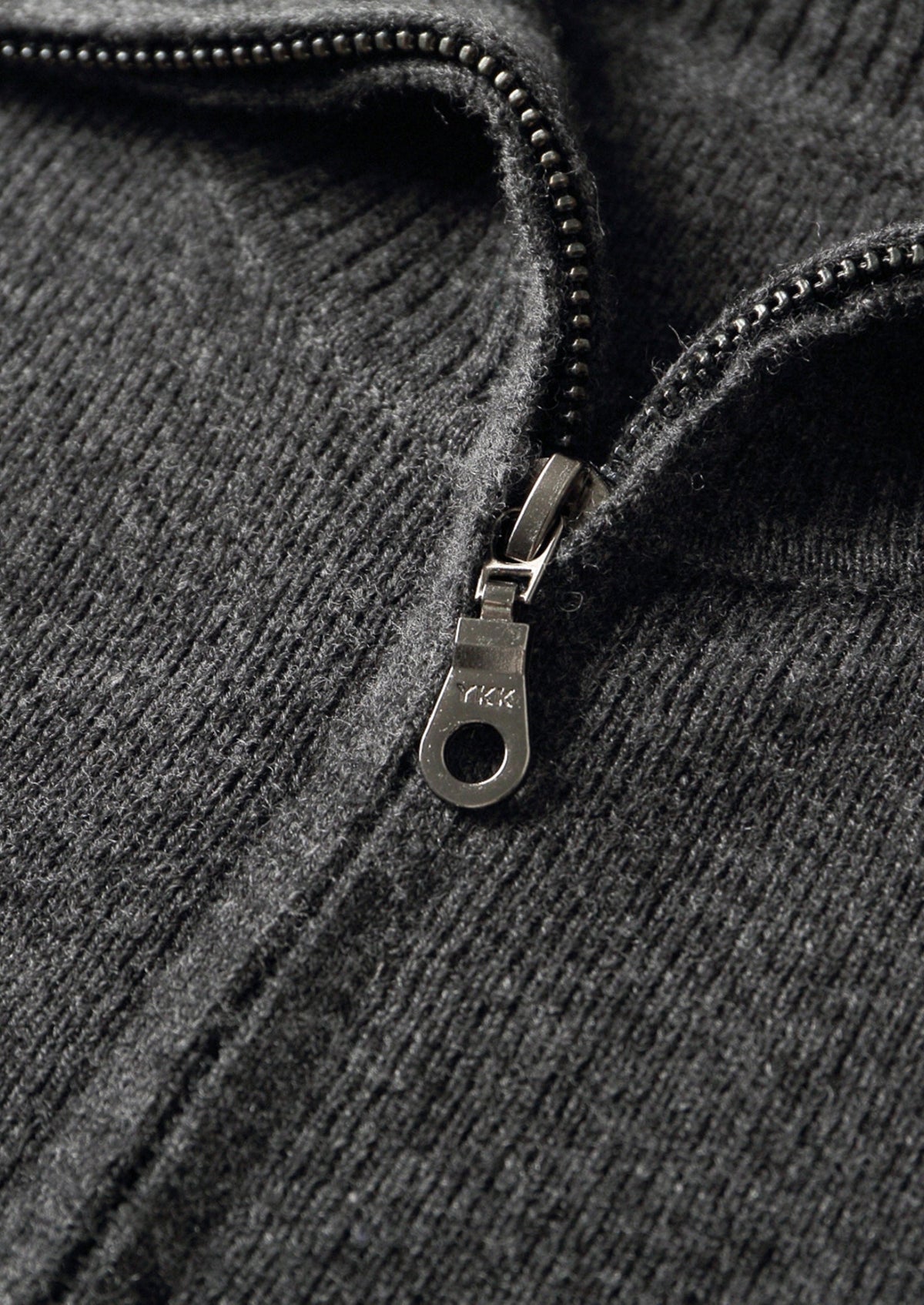 Pure Extra-Fine Merino Wool Funnel Neck Cardigan, view 11