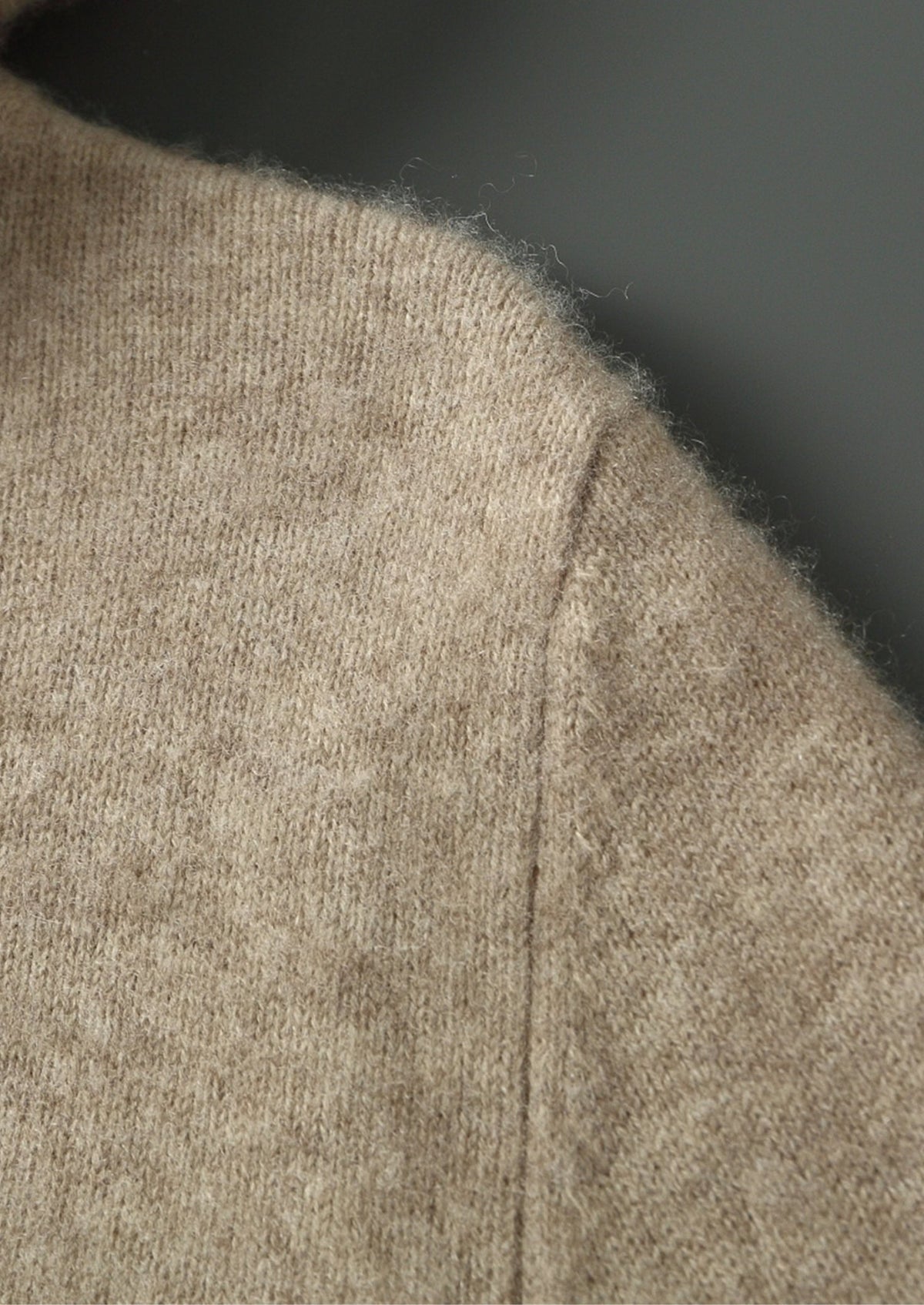 Pure Extra-Fine Merino Wool Quarter-Zip Hoodie, view 9