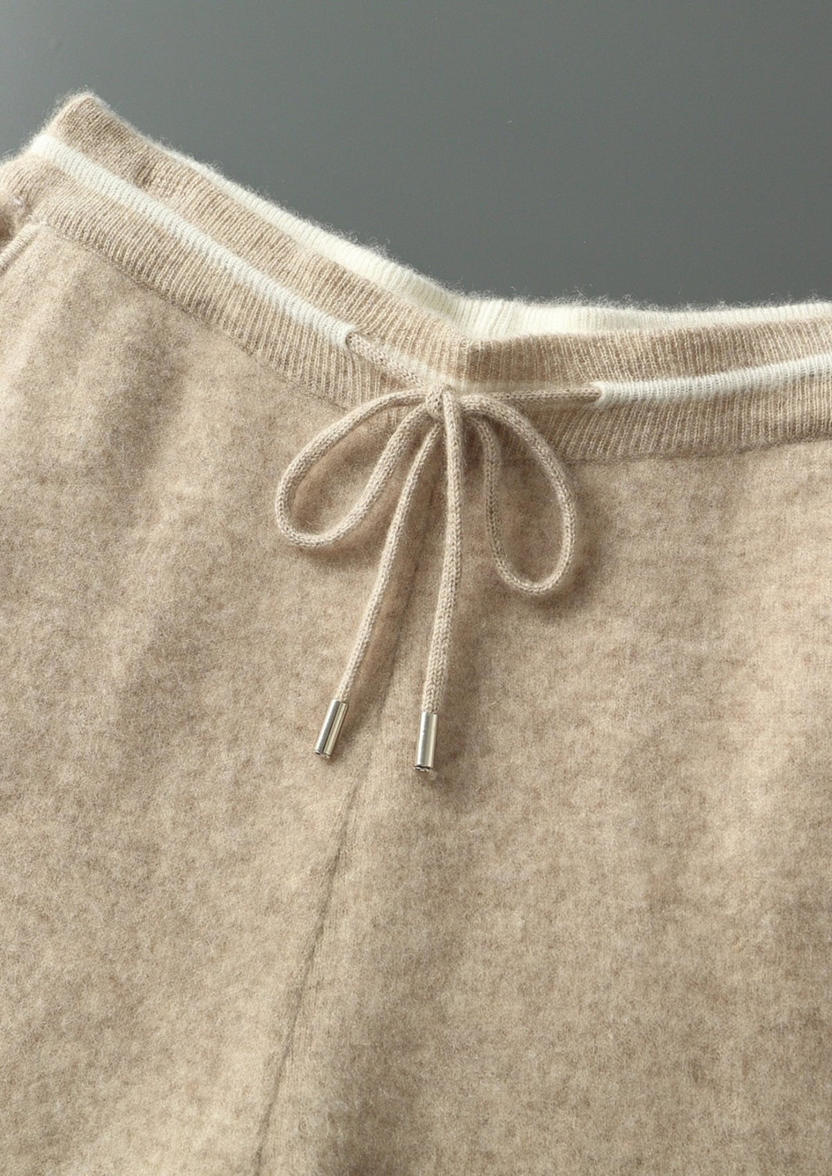 Pure Extra-Fine Merino Wool Contrast Leisure Trousers, view 9