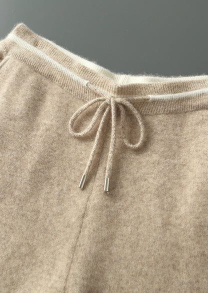 Pure Extra-Fine Merino Wool Contrast Leisure Trousers, view 9