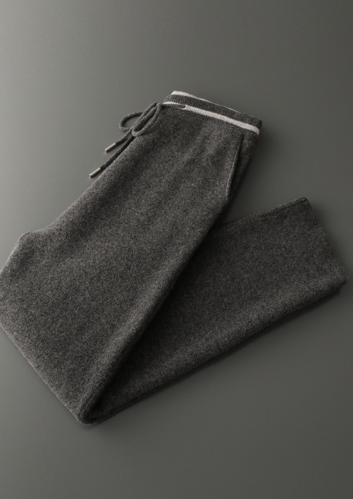 Pure Extra-Fine Merino Wool Contrast Leisure Trousers, view 17