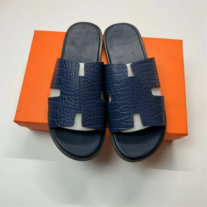 Hvar Leather Slide