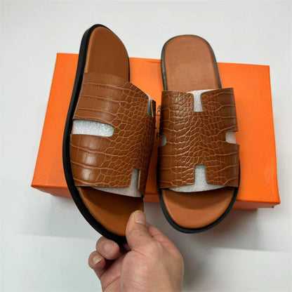 Hvar Leather Slide