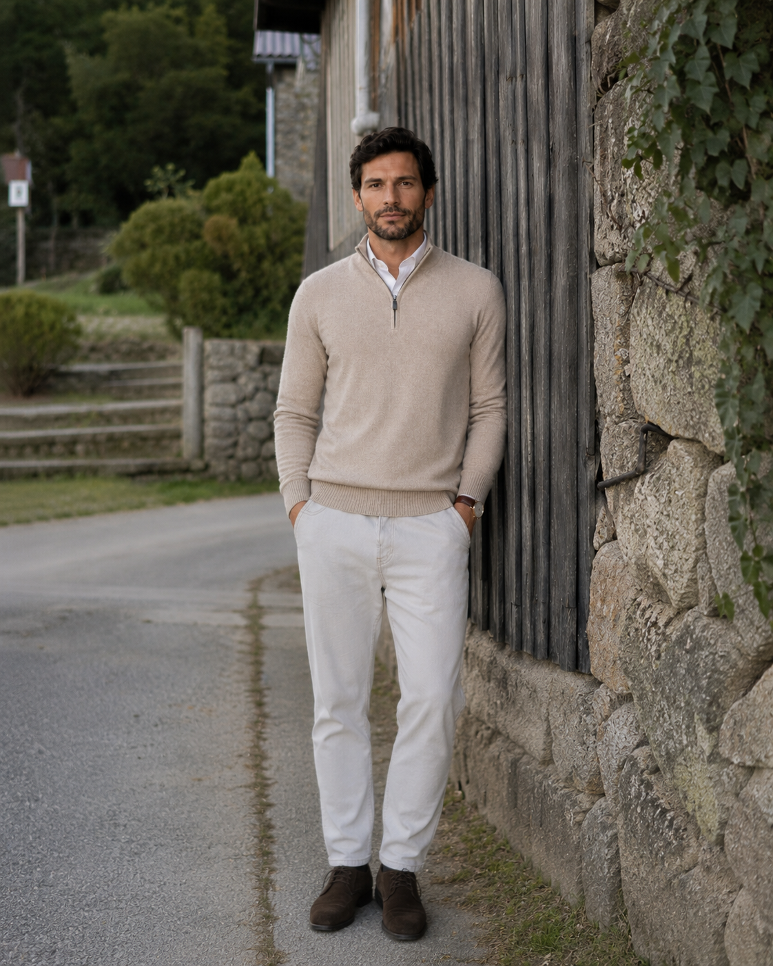 Pull demi-zip Garda