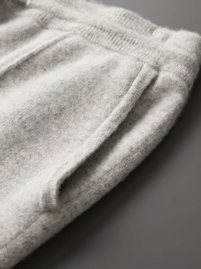 Pure Extra-Fine Merino Wool Leisure Trousers, view 6