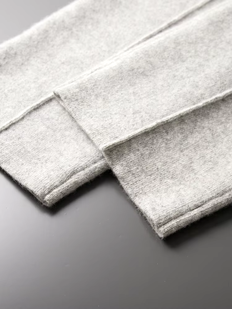 Pure Extra-Fine Merino Wool Leisure Trousers, view 7
