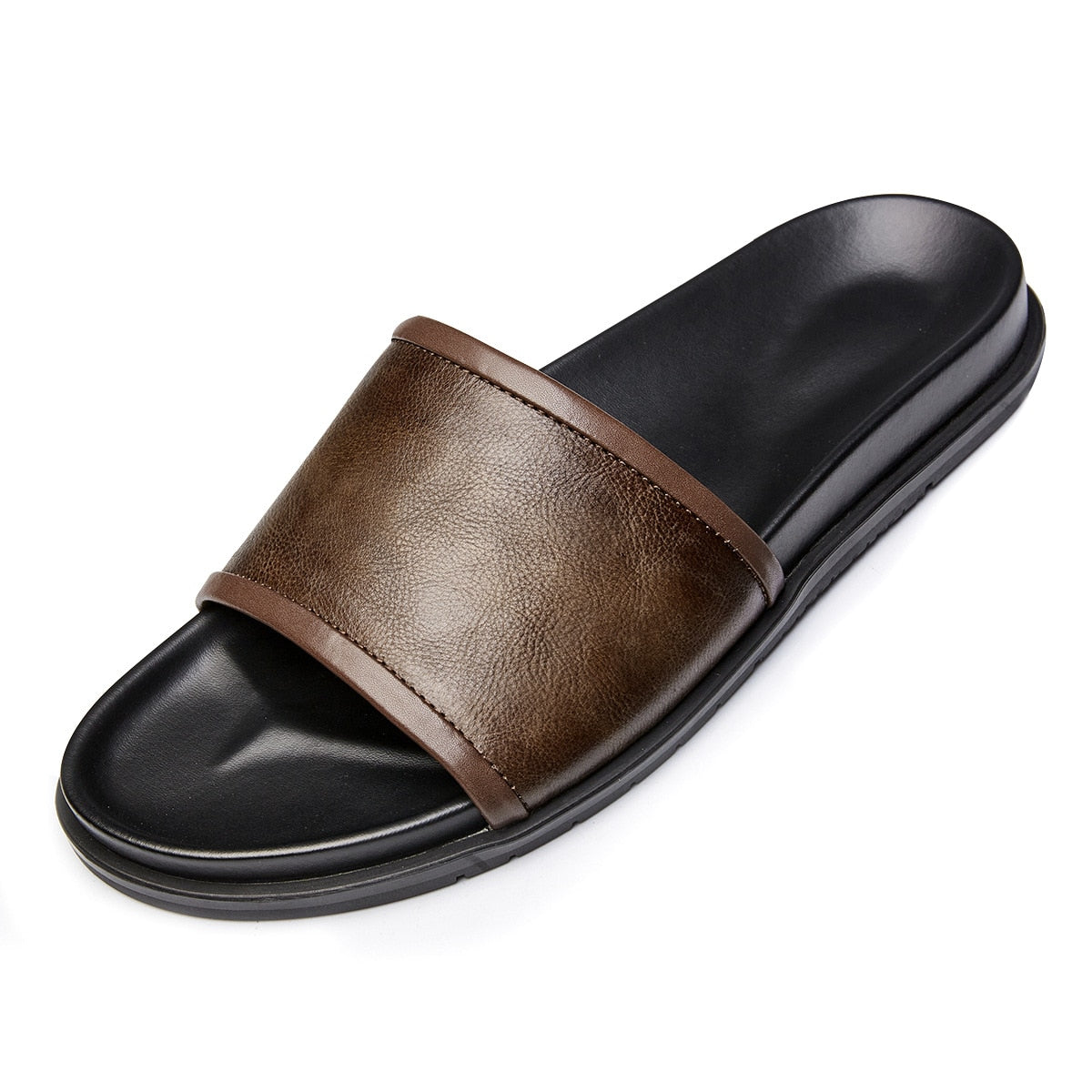 Vulcano Leather Slide