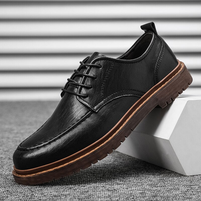 Mantova Leather Derby