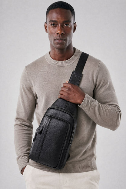 Sac bandoulière Annecy en cuir