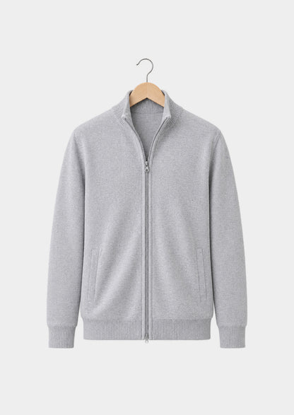 Arosa Zip Cardigan, front view