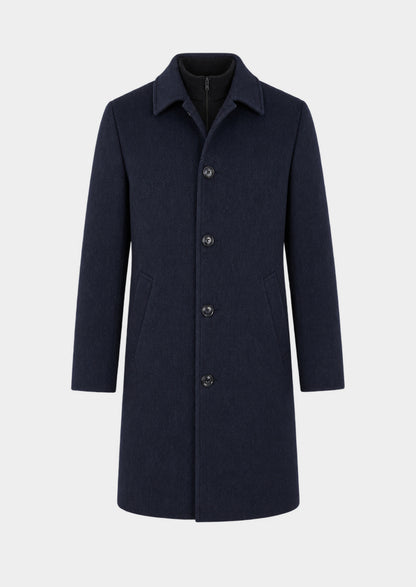Bergen Wool Overcoat, front view